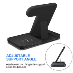 3in1 Wireless Fast Charger Dock Station - Image #5