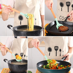 Non Stick Pot Spatula And Spoon - Glow Mart Direct