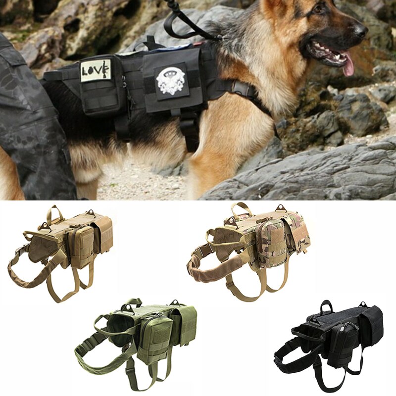 Tactical Military Dog Harness - Glow Mart Direct