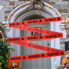 Halloween Warning Caution Tape - Warning Line Halloween Decoration - Glow Mart Direct