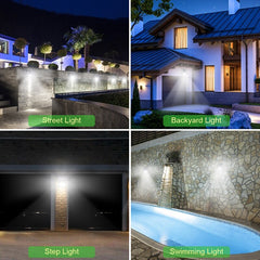 Garden Solar Lamp PIR Motion Sensor LED Solar Light Solar Powered By Sunlight Waterproof for Outdoor Wall Street Decoration - Glow Mart Direct