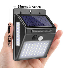 Garden Solar Lamp PIR Motion Sensor LED Solar Light Solar Powered By Sunlight Waterproof for Outdoor Wall Street Decoration - Glow Mart Direct