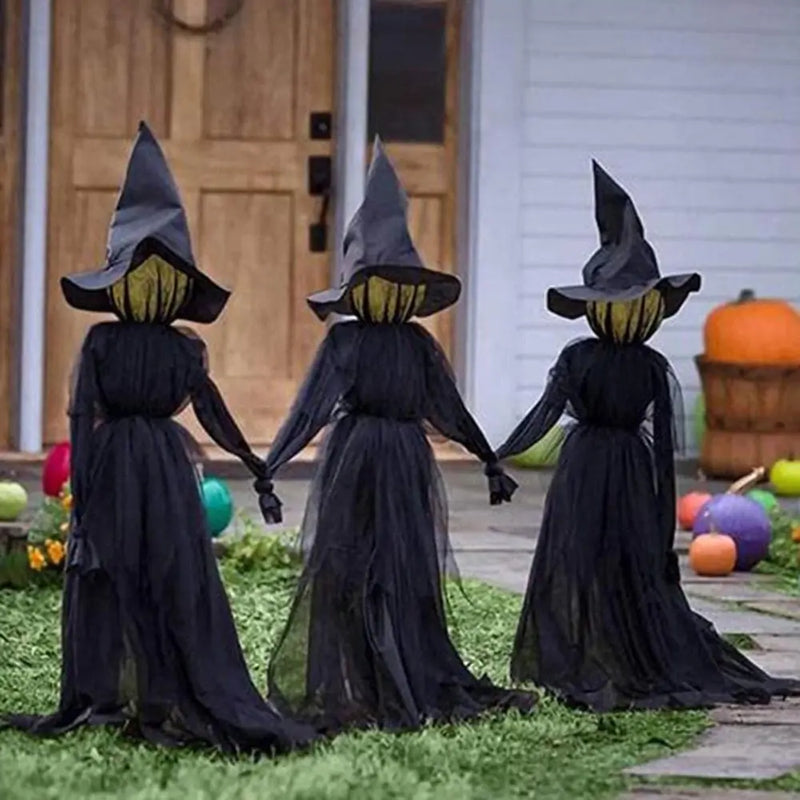 Scary Halloween Witch Decoration - Glow Mart Direct