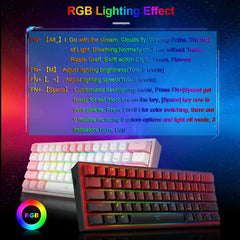 Mini Mechanical Gaming Wired Keyboard - Glow Mart Direct