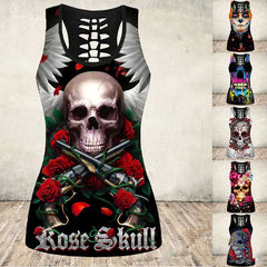 Halloween Skull Shirt - Glow Mart Direct