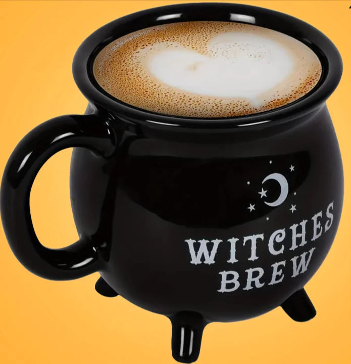 Spooky Sips: Enchanting Ceramic Witch Coffee Mug for Halloween Joy - Glow Mart Direct