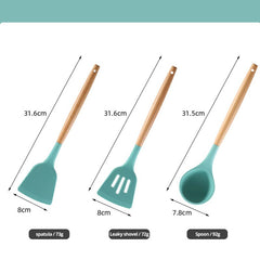 Non Stick Pot Spatula And Spoon - Glow Mart Direct