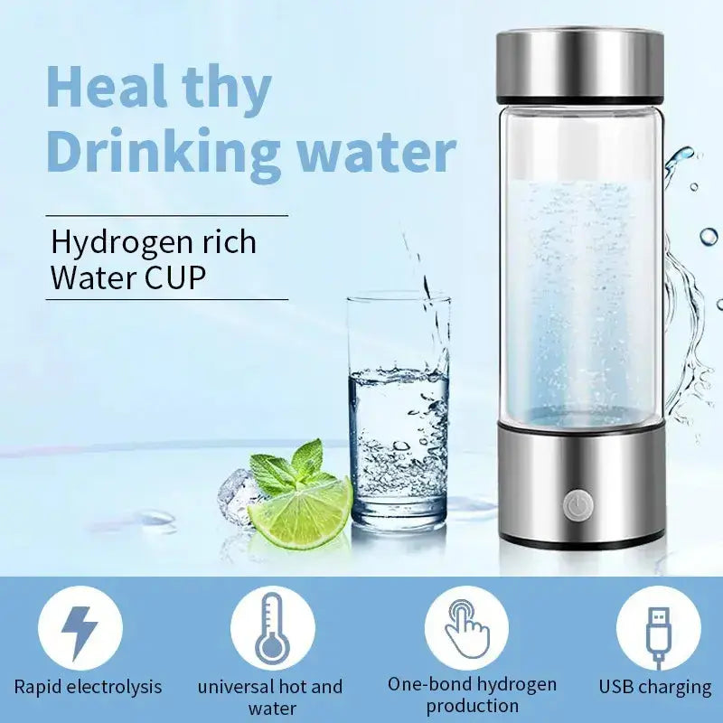 Hydrogen rich water cup