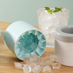 Silicone Cylinder Portable Ice Maker Bucket - Glow Mart Direct