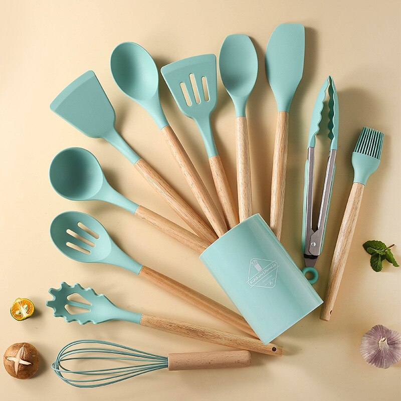 Non Stick Pot Spatula And Spoon - Glow Mart Direct