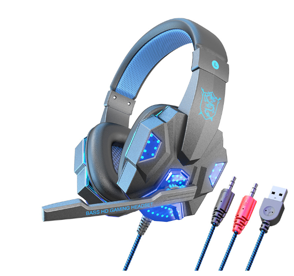 Led Light Wired Gamer Headset - Glow Mart Direct