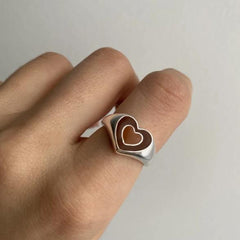 Creative Love Heart Ring - Glow Mart Direct